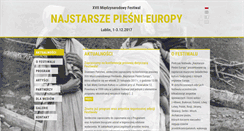 Desktop Screenshot of npe-festiwal.pl